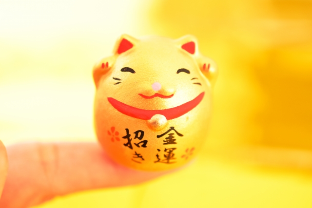 幸運を呼び込む猫